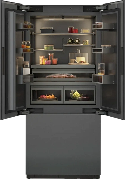 Gaggenau RVY497190 — Встраиваемый многодверный холодильник с морозильником, 213,4 × 90 см